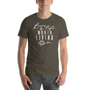 LIVE A LIFE - SHORT SLEEVE UNISEX TEE